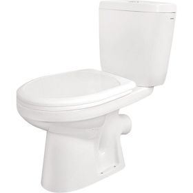 Унитаз-компакт Santek Анимо косой выпуск, 2 режима, сиденье DP 1WH302134 441390 (артикул 16217776) – фото 1