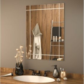 Зеркало MIXLINE "Стронг" 600x800 ШВ гравировка 550032 (артикул 22808463) – фото 1