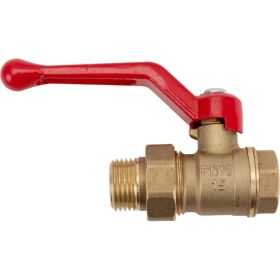 Шаровой кран для воды VALFEX OPTIMA латунный 1/2"" ВР/НР рычаг, амер-ка, 11Б27фт1М VF.225.L0R1.012.Bir (артикул 23242977) – фото 1
