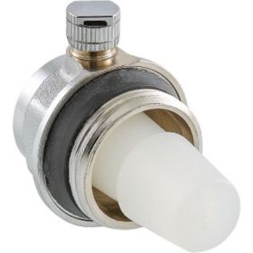 Воздухоотводчик VALTEC для радиаторов, автоматический, левый 1 VT.501.S.06 (артикул 16007637) – фото 1