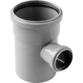 Тройник VALFEX 87.5 градусов, 50-40, внутренняя канализация 24050040 (артикул 21203524) – фото 1