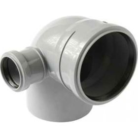 Универсальный отвод VALFEX 110/50x45, левый, внутренняя канализация 23111150 (артикул 21202492) – фото 1