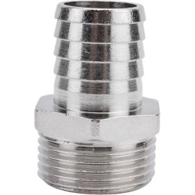 Штуцер STOUT Sft-0067-000125 нр никелированный 1"x25 RG008T5Q7IE3BE (артикул 26458604) – фото 1