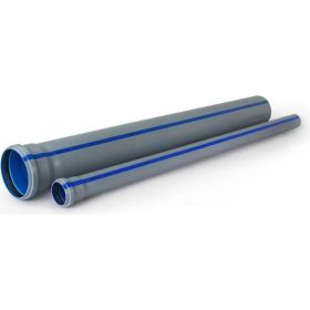 Труба RTP BAIKAL eco ВК ПП 110x2.2x2000 серый/синий 32476 (артикул 23884251) – фото 1