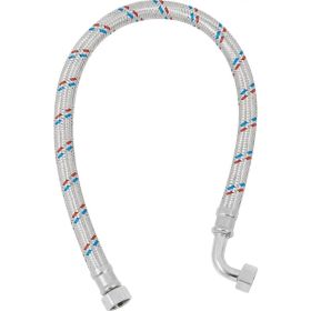 Подводка для воды ДТРД 60 см 1/2" г/г угл 6012ГГУ (артикул 26120789) – фото 1