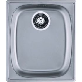 Мойка ALVEUS BASIC 10 NAT-90 380х440 мм, 1X в комплекте с сифоном 1102384 1082195 (артикул 16203251) – фото 1