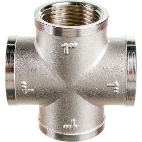 Прямая крестовина 1" Valtec VTr.760.N.0006 77483 (артикул 15508161) – фото 1