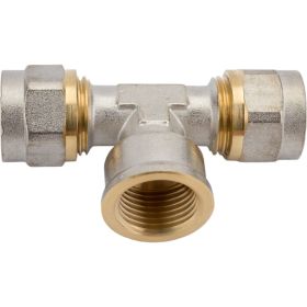 Латунный тройник AV Engineering 1/2x16 2.0 с внутренней резьбой AVE309007 (артикул 22938315) – фото 1