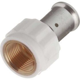 Муфта HENCO ВР, ПВДФ пресс, белая, 20x3/4"" 18PKW-2005 (артикул 16843855) – фото 1