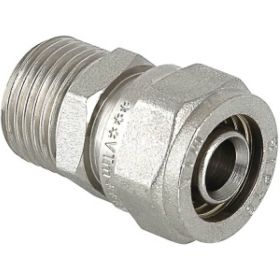 Обжимной соединитель с переходом на наружную резьбу 26х1" Valtec VTm.301.N.002606 (артикул 15637996) – фото 1