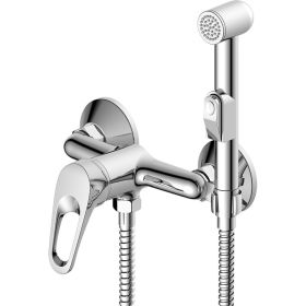 Одноручный смеситель с гигиеническим душем Decoroom DR21058 (артикул 16859659) – фото 1