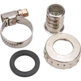 Штуцер для водоразборного крана MasterProf 3/4"", с хомутом ИС.072743 (артикул 22953723) – фото 1
