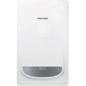 Газовый котел Navien Deluxe S-16k, закрытая камера, двухконтурный, 16 квт, коаксиальный НС-1205496 (артикул 16607318) – фото 1