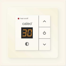 Терморегулятор Caleo 720 бежевый с адаптерами, встраиваемый цифровой, 3,5 кВт КА000001912 (артикул 15886735) – фото 1