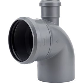 Отвод SINIKON с фронтальным патрубком (выход вверх) ПП D 110x50x87 551001.R (артикул 25436415) – фото 1