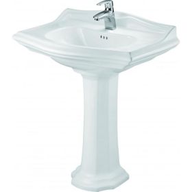 Раковина с пьедесталом Creo Ceramique DIJON 750x550x905 DI3000+DI3010 00014380 (артикул 16471887) – фото 1