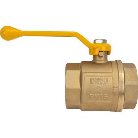 Шаровой кран для газа STI Ду50 Ру16 муфтовый (муфта-муфта) рычаг D170-00054 (артикул 20533654) – фото 1