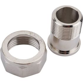 Прямой полусгон с накидной гайкой VALTEC 1x3/4 VTr.613.N.0605 (артикул 16007521) – фото 1
