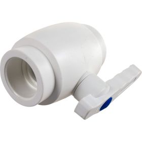 Полнопроходной шаровой кран PRO AQUA PP-R белый d-40 мм PA40014 (артикул 15791667) – фото 1
