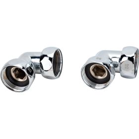 Уголок для полотенцесушителя SG г/г 1-1/4""х 1-1/4"", хром, 2 шт 740SCH1212 (артикул 18841026) – фото 1