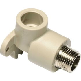 Колено WAVIN EKOPLASTIK настенное PP-R 20x1/2 РН, EK SNKE02020X (артикул 26568266) – фото 1