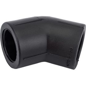 Угол Blue Ocean полипропиленовый 20x45 градусов UV-pro с защитой от ультрафиолета черный PPRF/45E-UV(Bk)-20 (артикул 25068363) – фото 1