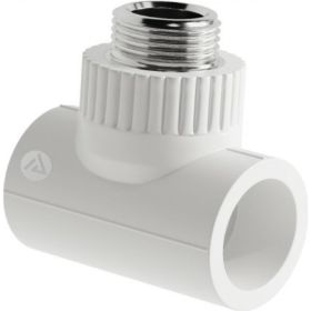 Комбинированный тройник SLT AQUA PP-R НР 32х3/4 мм SLTFT3322 (артикул 19765324) – фото 1