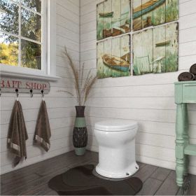 Унитаз Gesso "Дачный" с сиденьем Стандарт 9 018 138 (артикул 27709758) – фото 1