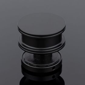 Ролик с креплением к стеклу SERVICE PLUS черный матовый, sus304 R02-401BLK/SUS304 (артикул 26633498) – фото 1