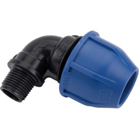 ПНД Отвод Rvc наружная резьба 25x1/2 UNIO/ 12574 (артикул 27988508) – фото 1