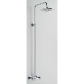 Душевая система MELODIA Galateo c двуруким душевым смесителем, хром MSC00104C 14520 (артикул 22751763) – фото 1
