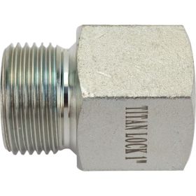 Переходной ниппель TITAN LOCK сталь, 1"", НР BSP/ВР NPT, TL1RMBS-FNP (артикул 26547350) – фото 1