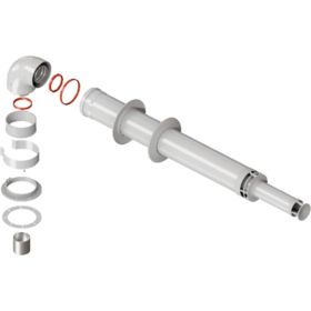 Комплект дымохода ROMMER антилед универсальный 60/100 - 1000 мм RCA-6010-251000 RG0091CSP6DRQ0 (артикул 25897481) – фото 1