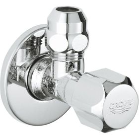 Угловой вентиль GROHE 1/2?-3/8? для подключения смесителей, хром 2201700M (артикул 26537738) – фото 1
