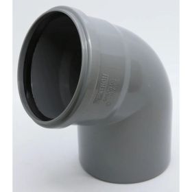 Отвод Flextron D 110 мм 67 градусов для внутренней канализации 148007 (артикул 25683009) – фото 1