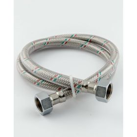 Гибкая подводка для воды COTALI 1/2"" г/г 0,8м оплетка нержавеющая сталь с ПВХ покрытием COTCOVCHг/г,0.8м (артикул 25178577) – фото 1