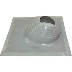 Кровельная угловая проходка Borge №2 (d=200-320, 525x525mm, RAL 7004 серый), силикон 01.215.05.05.01.000.7004 (артикул 25534587) – фото 1