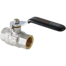 Шаровый кран VALTEC PERFECT, стальная рукоятка 1/2 вн.-вн. VT.314.N.04 (артикул 16006856) – фото 1