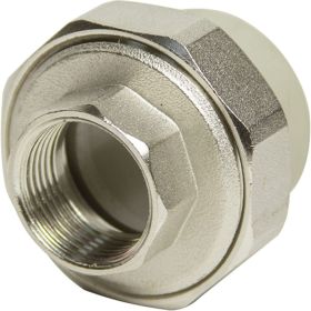 Комбинированная муфта VRT разъемная, внутренняя, 25х3/4"", EVER plast, серый 515315 (артикул 16531700) – фото 1