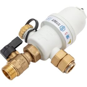 Фильтр-шламоотделитель с магнитом для настенных котлов STOUT Sfw-0072-000020 3/4" нр-3/4" нг-3/4" нр RG0091HNTRLO2S (артикул 26580542) – фото 1
