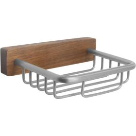 Мыльница BRONZE DE LUXE подвесная FOREST матовый хром 10703C (артикул 25903409) – фото 1