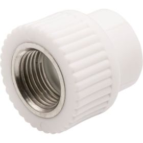 Комбинированная муфта VRT внутренняя, 20х1/2"", EVER plast, белый 538225 (артикул 16531614) – фото 1
