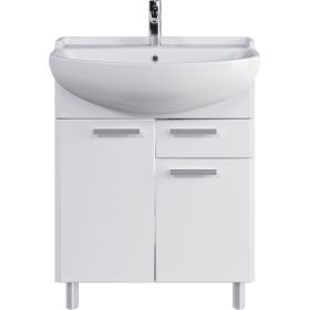 Комплект Sanstar напольная тумба Аура 70 с раковиной Амур 70 345.1-1.4.1.КАМУ (артикул 23014083) – фото 1