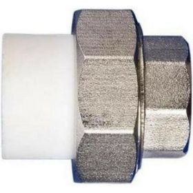 Разъемная муфта PPRC MeerPlast Дн40х32 Ру25 белая внутренняя резьба D200-00504 (артикул 20531680) – фото 1