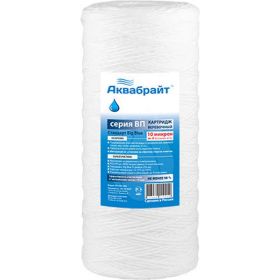 Картридж из полипропиленового шнура Аквабрайт ВП-20 М-10 ББ 10 33556 (артикул 16112412) – фото 1
