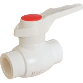 Шаровой кран Rvc ППРС полнопроходной 32 (шар латунный) 05710 (артикул 27988784) – фото 1