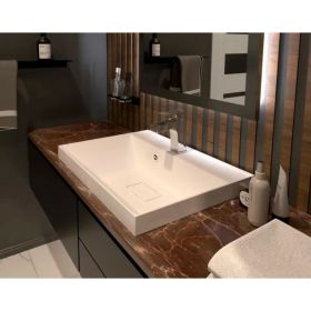 Раковина для ванной Uperwood Classic New 70 см, с декоративной крышкой для слива 291021025 (артикул 23036517) – фото 1