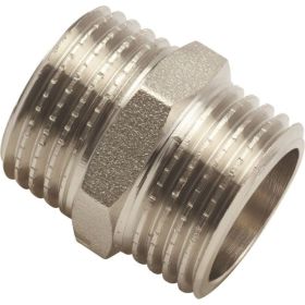 Ниппель AQUALINK 3/4х3/4 нар-нар (Цена за упаковку 10 шт.) арт. 2525 (артикул 17359578) – фото 1