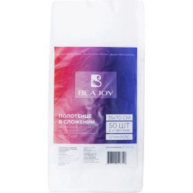 Полотенце в сложении BEAJOY 35x70 см, белый спанлейс, 50/20, standart ГППСBJ/3570/St/Б-50/20 (артикул 27892784) – фото 1