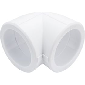 Угольник VALFEX PP-R Дн 90х90°, белый 10108090 127-0581 (артикул 16206589) – фото 1